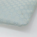 GUCCI GG Canvas Shoulder Bag Outlet Light Blue Gold 257246 Auth am8484-16