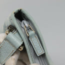 GUCCI GG Canvas Shoulder Bag Outlet Light Blue Gold 257246 Auth am8484-9