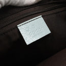 GUCCI GG Canvas Shoulder Bag Outlet Light Blue Gold 257246 Auth am8484-18