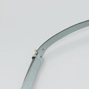 GUCCI GG Canvas Shoulder Bag Outlet Light Blue Gold 257246 Auth am8484-14