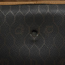 Christian Dior Honeycomb Canvas Hand Bag PVC Black Auth am8488-11