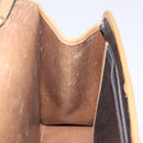 Christian Dior Honeycomb Canvas Hand Bag PVC Black Auth am8488-17