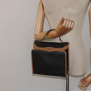 Christian Dior Honeycomb Canvas Hand Bag PVC Black Auth am8488-20