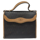 Christian Dior Honeycomb Canvas Hand Bag PVC Black Auth am8488-13