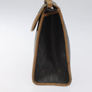 Christian Dior Honeycomb Canvas Hand Bag PVC Black Auth am8488-3