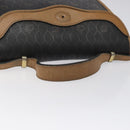 Christian Dior Honeycomb Canvas Hand Bag PVC Black Auth am8488-7