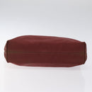 PRADA Hand Bag Nylon Red Auth am8492-5