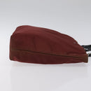 PRADA Handtasche Nylon Rot Auth am8492-3