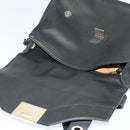 Jimmy Choo Hand Bag Leather 2way Black Gold Auth am8495-10