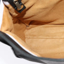 Jimmy Choo Hand Bag Leather 2way Black Gold Auth am8495-20