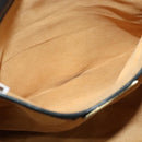 Jimmy Choo Hand Bag Leather 2way Black Gold Auth am8495-21