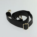 Jimmy Choo Hand Bag Leather 2way Black Gold Auth am8495-22