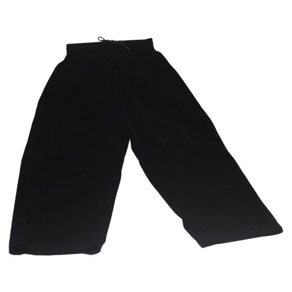 VERSACE Bottoms Velor Black Auth am8496