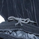 VERSACE Bottoms Velor Black Auth am8496-13