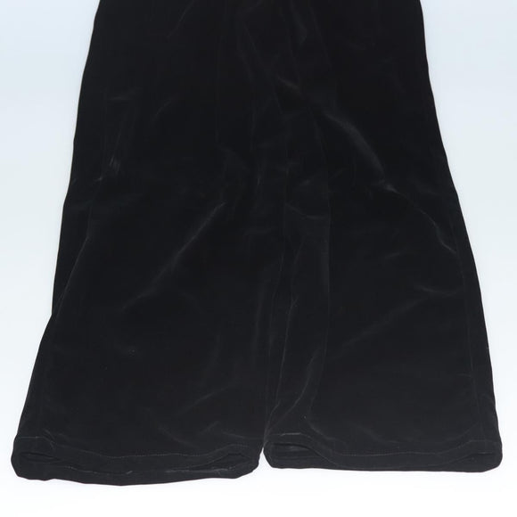 VERSACE Bottoms Velor Black Auth am8496