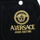 VERSACE Bottoms Velor Black Auth am8496-8