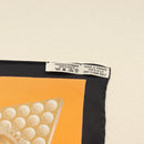 HERMES Carre 90 Scarf ""L'ORDES CHEFS"" Silk Black Orange Auth am8501-14