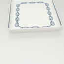 HERMES Chaine d'Ancre Square Plate Pottery White Auth am8505-4
