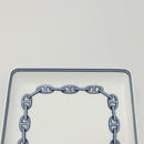 HERMES Chaine d'Ancre Square Plate Pottery White Auth am8506-8