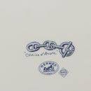 HERMES Chaine d'Ancre Square Plate Pottery White Auth am8506-10