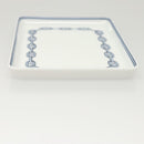HERMES Chaine d'Ancre Square Plate Pottery White Auth am8506-3