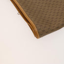 GUCCI Micro GG Supreme Web Sherry Line Garment Cover PVC Beige Green Auth am8520-15