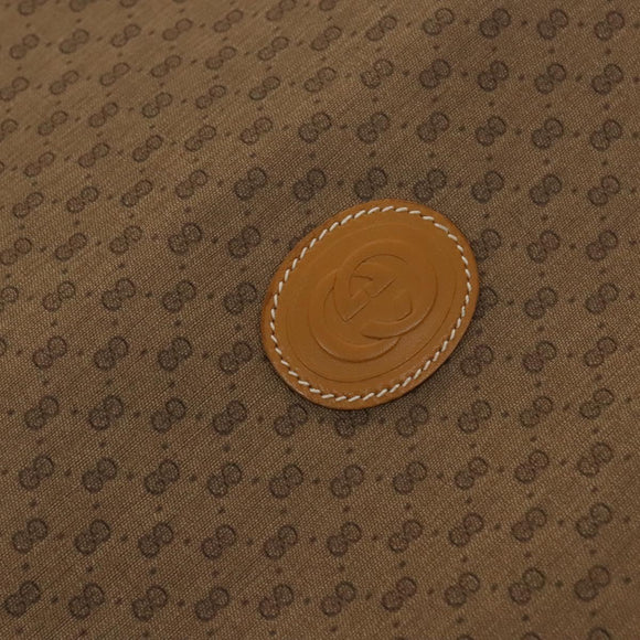 GUCCI Micro GG Supreme Web Sherry Line Garment Cover PVC Beige Green Auth am8520