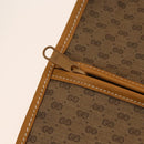 GUCCI Micro GG Supreme Web Sherry Line Garment Cover PVC Beige Green Auth am8520-21