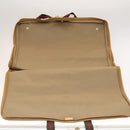 GUCCI Micro GG Supreme Web Sherry Line Garment Cover PVC Beige Green Auth am8520-11