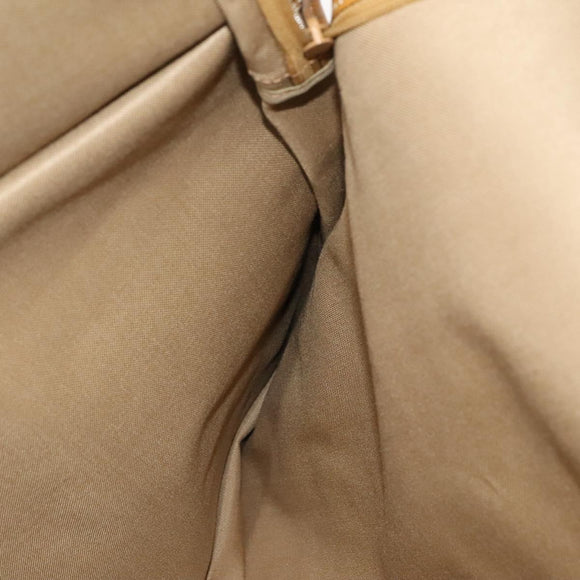 GUCCI Micro GG Supreme Web Sherry Line Garment Cover PVC Beige Green Auth am8520