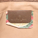 GUCCI GG Supreme Web Sherry Line Clutch Bag PVC Beige Gold 89 01 033 Auth am8521-13