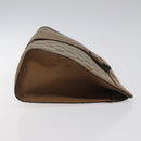 GUCCI GG Supreme Web Sherry Line Clutch Bag PVC Beige Gold 89 01 033 Auth am8521-3
