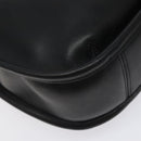 Coach Shoulder Bag Leather Black Silver Auth am8529-16