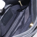 Coach Shoulder Bag Leather Black Silver Auth am8529-11