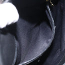 Coach Shoulder Bag Leather Black Silver Auth am8529-19