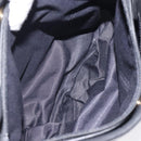 Coach Shoulder Bag Leather Black Silver Auth am8529-20