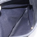 Coach Shoulder Bag Leather Black Silver Auth am8529-21