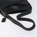 Coach Shoulder Bag Leather Black Silver Auth am8529-7
