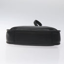 Coach Shoulder Bag Leather Black Silver Auth am8529-5