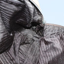 PRADA Shoulder Bag Canvas Leather Beige Silver Auth am8532-21