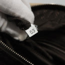 PRADA Shoulder Bag Canvas Leather Beige Silver Auth am8532-12