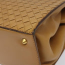 BOTTEGA VENETA INTRECCIATO Hand Bag Leather Beige Auth am8534-9