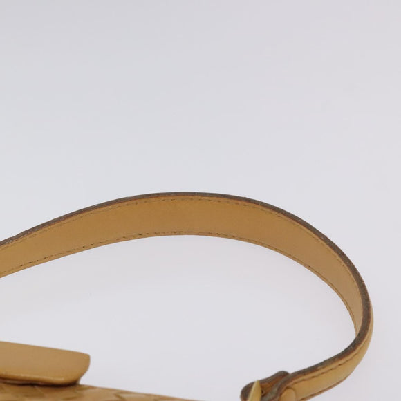 BOTTEGA VENETA INTRECCIATO Hand Bag Leather Beige Auth am8534