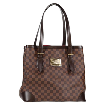 LOUIS VUITTON Damier Ebene Hampstead GM Tote Bag N51203 LV Auth am8539V