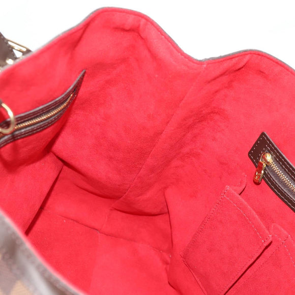 LOUIS VUITTON Damier Ebene Hampstead GM Tote Bag N51203 LV Auth am8539V