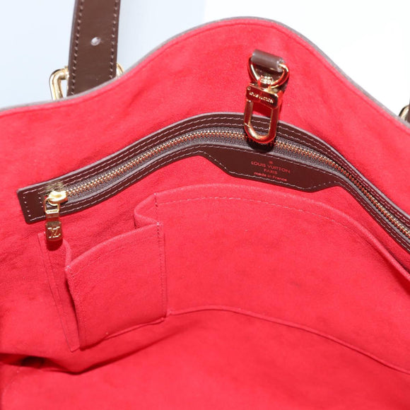 LOUIS VUITTON Damier Ebene Hampstead GM Tote Bag N51203 LV Auth am8539V