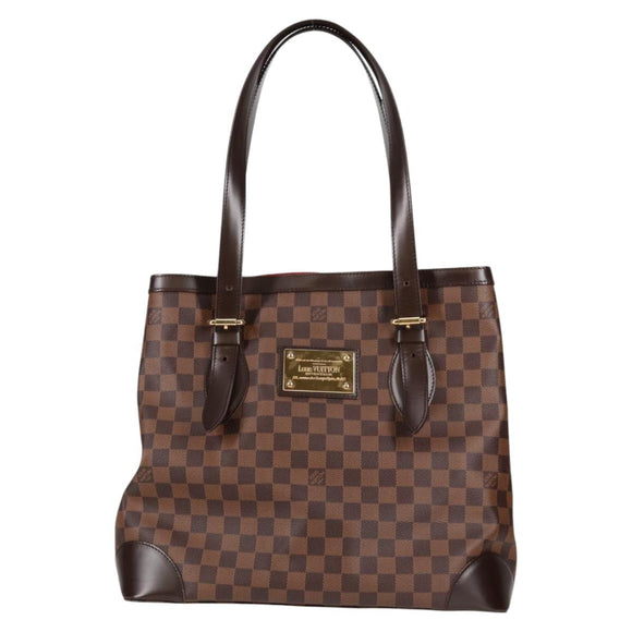 LOUIS VUITTON Damier Ebene Hampstead GM Tote Bag N51203 LV Auth am8539V