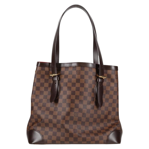 LOUIS VUITTON Damier Ebene Hampstead GM Tote Bag N51203 LV Auth am8539V