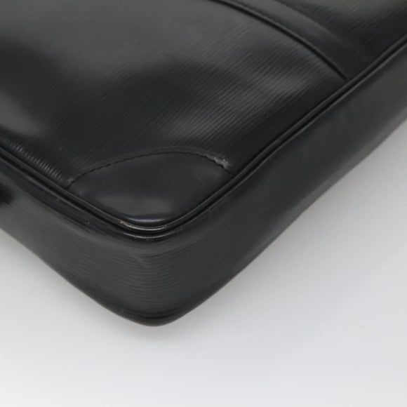 LOUIS VUITTON Epi Porte Documents Voyage Business Bag Black M54472 Auth am8544