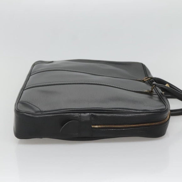 LOUIS VUITTON Epi Porte Documents Voyage Business Bag Black M54472 Auth am8544